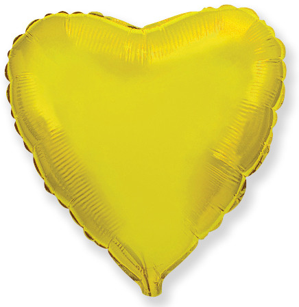 Фольгированное Сердце, Золото (81 см)